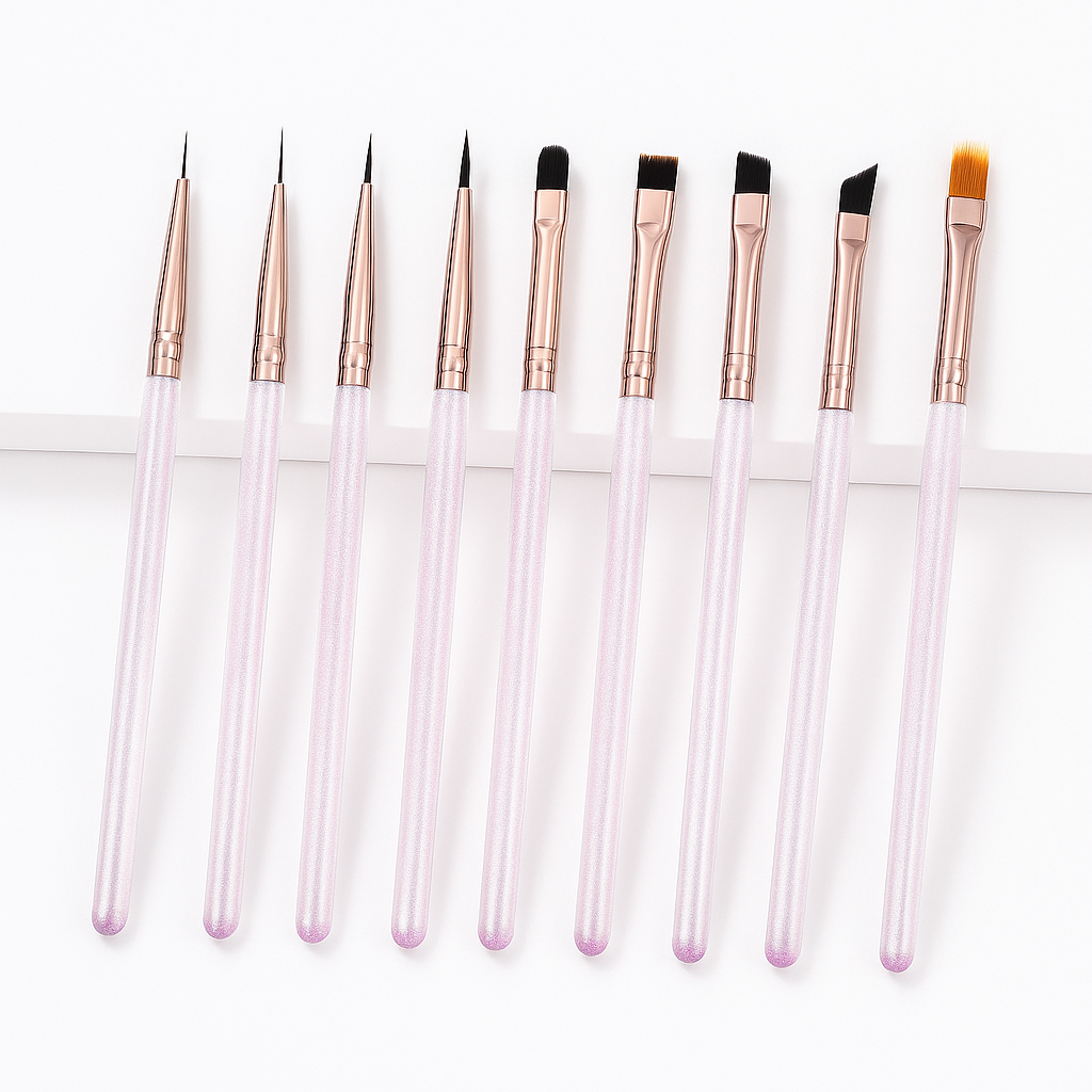 Sparkle Nail Art Brush Set