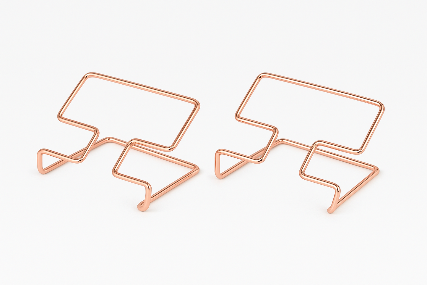 🌸 Rose Gold Appointment Card Holder