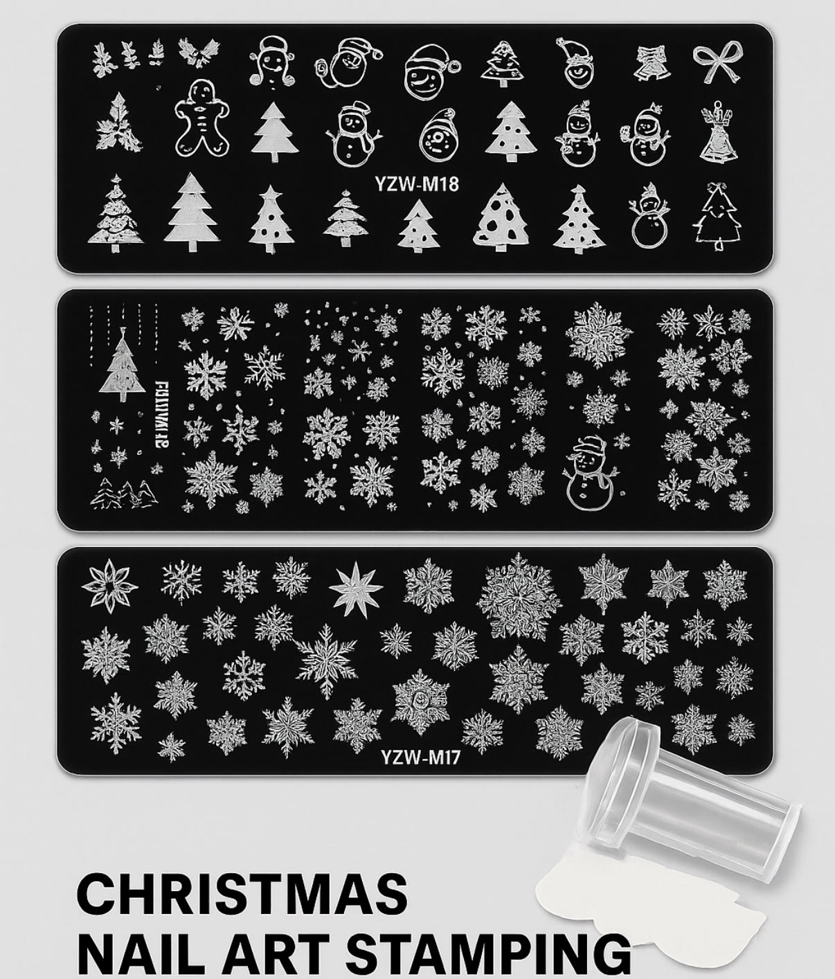 Christmas Nail Art Stamping Plates