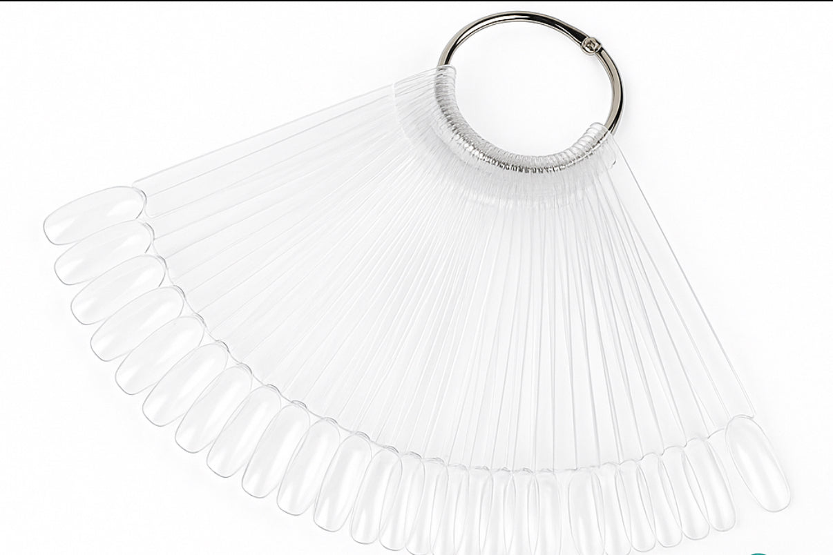 Clear Nail Swatch Display Ring (50)