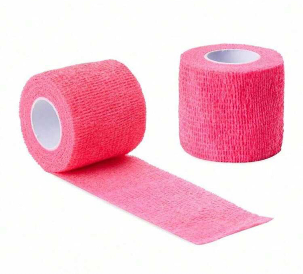 Nail Tech Wrap Tape- Pink/ zebra