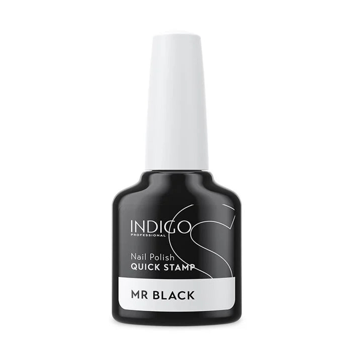 🎨 Indigo Quick Stamp Nail Polish